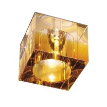 Yudi lampa wpuszczana 1x35W G6 12V bursztynowa/transparentna